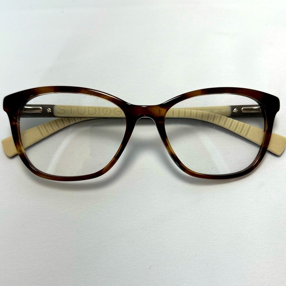 Cole Haan Classic Square Brown Tortoise Eyeglasses - Frames Only - Picture 1 of 8